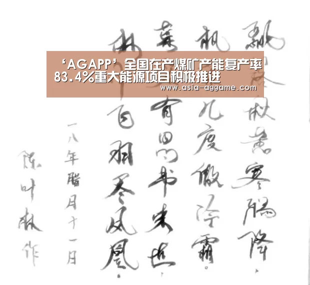 ‘AGAPP’全国在产煤矿产能复产率83.4%重大能源项目积极推进(图4) ‘AGAPP’全国在产煤矿产能复产率83.4%重大能源项目积极推进(图4)